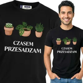 koszulka-meska-czarny-bawelna-t-shirt-xl-nadruk-czasem-przesadzam