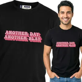 koszulka-meska-czarna-bawelna-t-shirt-s-nadruk-kobiece-wzory