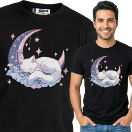 koszulka-meska-czarna-bawelna-t-shirt-m-nadruk-koty