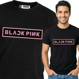 koszulka-meska-czarna-bawelna-t-shirt-l-nadruk-black-pink