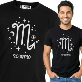 koszulka-meska-czarna-bawelniana-t-shirt-m-nadruk-znaki-zodiaku