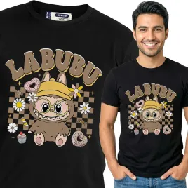 koszulka-meska-czarna-bawelniana-t-shirt-l-nadruk-wzory-labubu