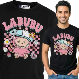 koszulka-meska-czarna-bawelniana-t-shirt-l-nadruk-wzory-labubu
