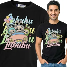 koszulka-meska-czarna-bawelniana-t-shirt-l-nadruk-wzory-labubu