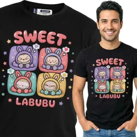 koszulka-meska-czarna-bawelniana-t-shirt-l-nadruk-labubu