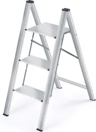 3-stopniowa-aluminiowa-drabina-srebrna-kingrack-udzwig-150-kg-445-x-89-cm
