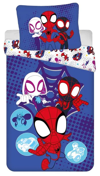 POŚCIEL SPIDEY SPIDERMAN 140x200 DZIECIĘCA MARVEL SPIDER-MAN