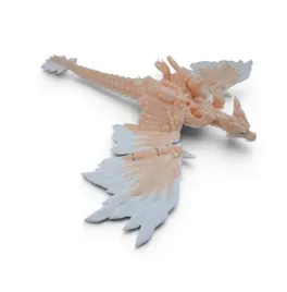 krysztalowy-smok-figurka-3d-ruchomy-model-rozowy-z-bialym
