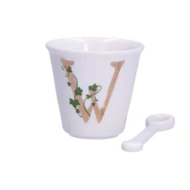 la-porcellana-bianca-filizanka-z-lyzeczka-litera-w-75-ml