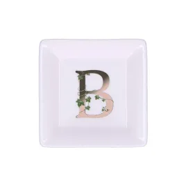 la-porcellana-bianca-talerzyk-kwadratowy-10-cm-litera-b