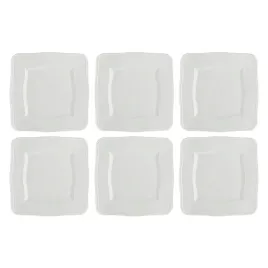 la-porcellana-bianca-zestaw-6-talerzy-kwadratowych-florentina-20-cm-bialy