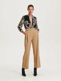 bezowe-bawelniane-spodnie-reserved-xs