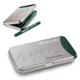naboje-wklady-piora-wiecznego-dlugie-edelstein-aventurine-ziel-6szt-pelikan