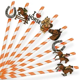 papierowe-slomki-urodzinowe-ozdoba-jazda-konno-kon-hobby-horse-8-szt