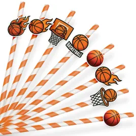 papierowe-slomki-urodzinowe-ozdoba-koszykowka-pilka-sport-8-szt