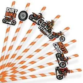 papierowe-slomki-urodzinowe-ozdoba-motocross-motocykle-motor-8-szt