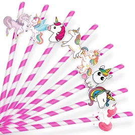 slomki-urodzinowe-z-postaciami-jednorozec-unicorn-urodziny-8-szt