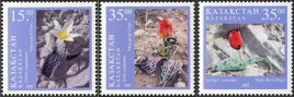 kazachstan-1997-mnh-f-vf-sc197-199-rodzaje-tulipanow