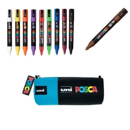 uni-posca-marker-z-farba-pc-5mtkaninakamienie-zestaw-10-kol-piornik