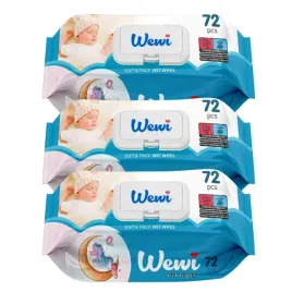 delikatne-chusteczki-nawilzane-dla-niemowlat-i-dzieci-wewi-baby-72-szt-x3