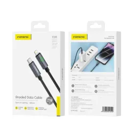 foneng-kabel-xs08-usb-c-lightning-pd-27w-1-2m-czarny
