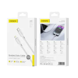 foneng-kabel-xs11-usb-c-lightning-pd-30w-1m-bialy