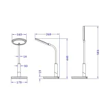 maxcom-lampa-led-ml5200-panama-light-czarna-rodzaj-gwintu-zintegrowane-zrodlo-led