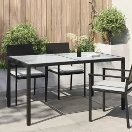 vidaxl-stol-ogrodowy-150x90x75-cm-szklo-i-rattan-pe-czarny