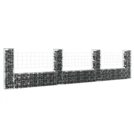 vidaxl-ogrodzenie-gabionowe-z-4-slupkami-zelazo-380x20x100-cm