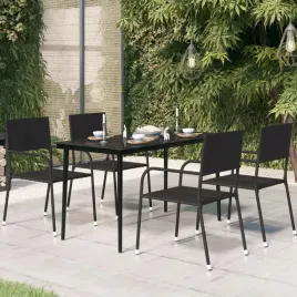 vidaxl-stol-ogrodowy-czarny-140x70x74-cm-stal-i-szklo