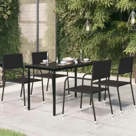 vidaxl-stol-ogrodowy-czarny-140x70x74-cm-stal-i-szklo