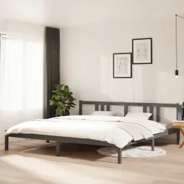 vidaxl-rama-lozka-szara-lite-drewno-200-x-200-cm