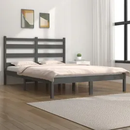 vidaxl-rama-lozka-szara-lite-drewno-sosnowe-200-x-200-cm