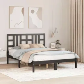 vidaxl-rama-lozka-czarna-lite-drewno-140x190-cm
