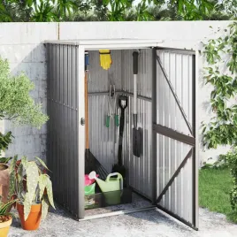 vidaxl-szopa-ogrodowa-szara-88x89x161-cm-stal-galwanizowana