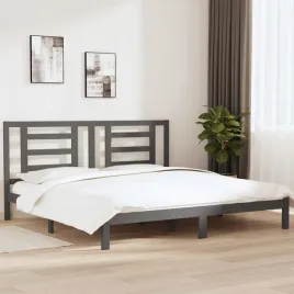 vidaxl-rama-lozka-szara-lite-drewno-sosnowe-200-x-200-cm