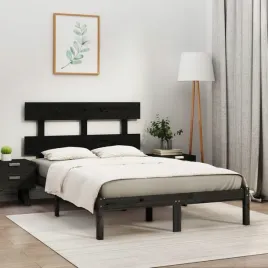 vidaxl-rama-lozka-czarna-lite-drewno-200-x-200-cm