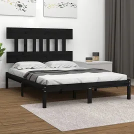vidaxl-rama-lozka-czarna-lite-drewno-200-x-200-cm