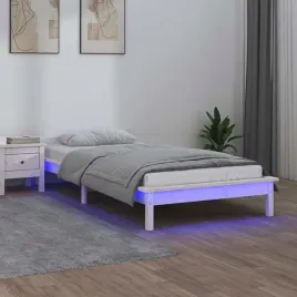 vidaxl-rama-lozka-z-led-biala-90x190-cm-pojedyncza-lite-drewno
