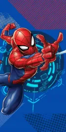 recznik-plazowy-70x140-spiderman-niebieski-bawelniany-halantex
