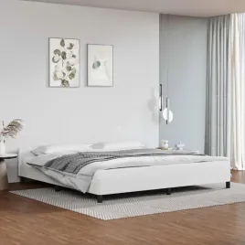 vidaxl-rama-lozka-z-zaglowkiem-bez-materaca-biala-200x200-cm