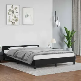 vidaxl-rama-lozka-z-zaglowkiem-bez-materaca-czarna-140x190-cm