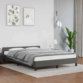 vidaxl-rama-lozka-z-zaglowkiem-bez-materaca-szara-140x190-cm