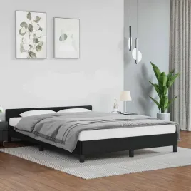 vidaxl-rama-lozka-z-zaglowkiem-bez-materaca-czarna-140x200-cm