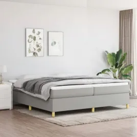 vidaxl-lozko-kontynentalne-jasnoszara-200x200-cm-obita-tkanina