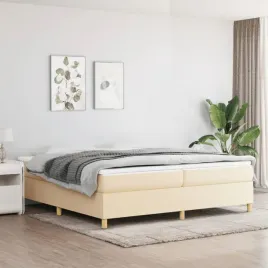 vidaxl-lozko-kontynentalne-kremowa-200x200-cm-obita-tkanina