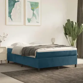 vidaxl-lozko-kontynentalne-ciemnoniebieska-140x190-cm-aksamitna