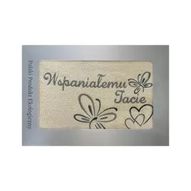 prezent-dla-taty-recznik-70x140-wspanialemu-tacie-kremowy-serduszka