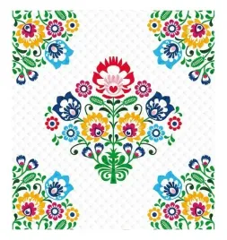 narzuta-170x210-lowicka-kwiaty-biala-kolorowa-holland