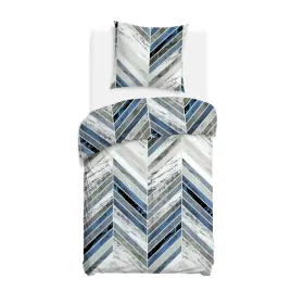 posciel-140x200-biala-niebiesko-szara-w-geometryczna-jodelke-cottonlove